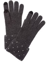 Sofiacashmere - Heat Set Cuffs Cashmere Glove - Lyst