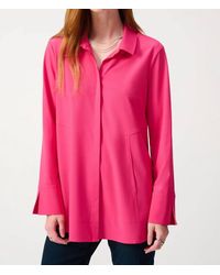 Joseph Ribkoff - Woven Button Down Blouse - Lyst