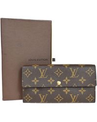 Louis Vuitton - Sarah Canvas Wallet (pre-owned) - Lyst