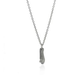 Ferragamo - Charms Sterling Silver Pendant Necklace 704207 - Lyst