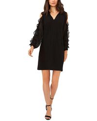 Msk - Petites Ruffled Mini Cocktail And Party Dress - Lyst