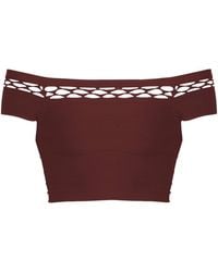 Phat Buddha - The El Cut Out Crop Top - Lyst