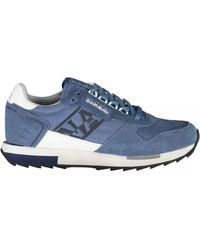 Napapijri - Blue Polyester Sneaker - Lyst