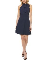 Vince Camuto - Pleated Mini Fit & Flare Dress - Lyst