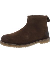 Birkenstock - Melrose Suede Round Toe Ankle Boots - Lyst