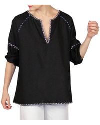 HATCH - Maternity The Embroidered Peasant Top - Lyst