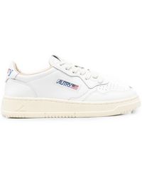 Autry - Medalist Low Perforated Leather Sneakers - Lyst
