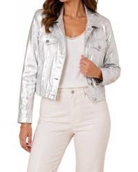 Insight - Metallic Denim-Inspired Jacket - Lyst