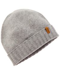 Vince - Reverse Jersey Cuffed Boiled Cashmere Hat - Lyst