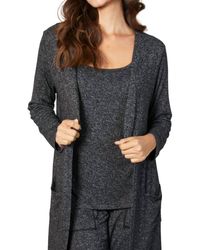 French Kyss - Pocket Duster Cardigan - Lyst