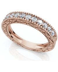 Pompeii3 - 1/3Ct Diamond Stackable Anniversary Wedding Ring 14K Or Platinum Lab Grown - Lyst