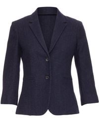 The Row - Virgin Wool Angora Single Breasted Blazer - Lyst