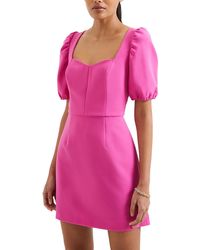 French Connection - Berina Square Neck Short Mini Dress - Lyst