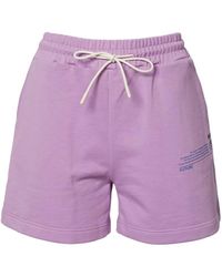 MSGM - Logo-Print Track Short - Lyst