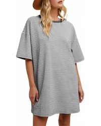 Anniewear - Knit T-Shirt Mini Dress - Lyst