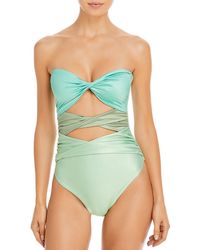 Baobab - Ola Strapless Cut-out One-piece Swimsuit - Lyst