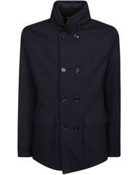 Moorer - Bas-Tz Double Breasted Structured Blazer - Lyst
