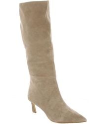 Steve Madden - Lavan Suede Pointed Toe Knee-high Boots - Lyst