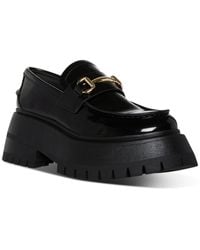 Madden Girl - Privy-b Patent Slip On Loafer Heels - Lyst
