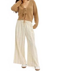 Idem Ditto - Bow Tie Cropped Sweater Cardigan - Lyst