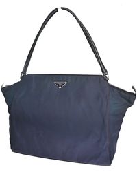 Prada - Tessuto Synthetic Shopper Bag (pre-owned) - Lyst