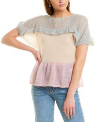 RED Valentino Mohair & Wool-blend Sweater - Blue