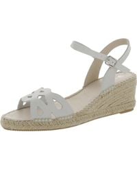 Eric Michael - Ruby Leather Ankle Strap Espadrilles - Lyst