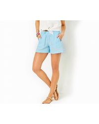 Lilly Pulitzer - Lilo Linen Shorts - Lyst