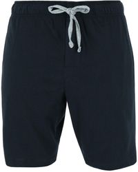 Hanes - Big & Tall Knit Pajama Lounge Short With Side Pockets - Lyst