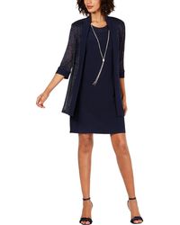 R & M Richards - Petites 2pc Knit Cocktail And Party Dress - Lyst