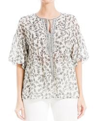 Max Studio - V Neck Blouse - Lyst