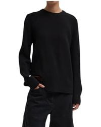Tibi - Melee Crepe Long Sleeve Sweater - Lyst