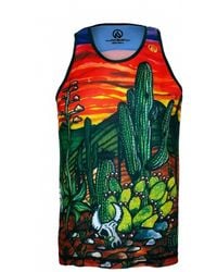 INKnBURN - Desert Sunset Singlet - Lyst