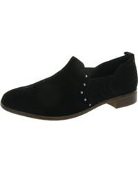 Clarks - Trish Bell Suede Slip On Round-toe Shoes - Lyst