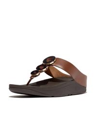 Fitflop - Fino Resin Toe Post Sandal - Lyst