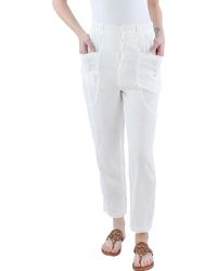 Joie - Gia Linen Ankle High-waist Pants - Lyst