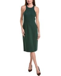 Michael Kors - Racerback Wool-Blend Sheath Dress - Lyst