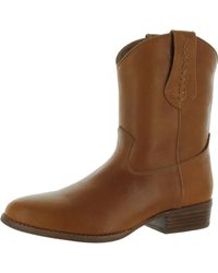 Dingo - Lefty Leather Round Toe Cowboy, Western Boots - Lyst