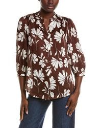 Anne Klein - Printed Blouse - Lyst