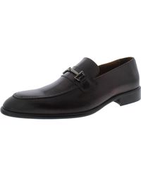 Bruno Magli - Sante Leather Slip On Loafers - Lyst