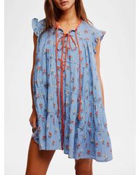 Free People - Sundown Mini Dress - Lyst