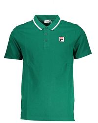 Fila - Cotton Polo Shirt - Lyst