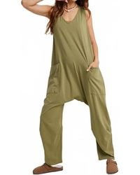 Wishlist - Knit Loose Fit Jumpsuit Onesie With Pockets - Lyst
