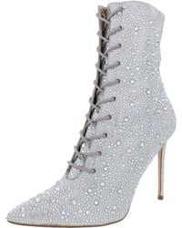 Steve Madden - Valency Rhinestone Pointed Toe Ankle Boots - Lyst