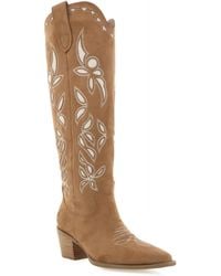Billini - Della Suede Western Boot - Lyst