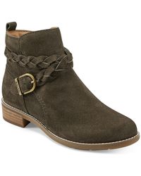 Earth - Nicole Leather Ankle Booties - Lyst