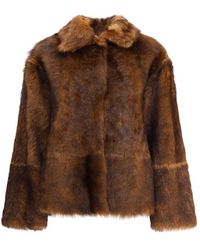 P.A.R.O.S.H. - P. A.R. O.S. H. Lamb Ovis Aries Aries Coat - Lyst
