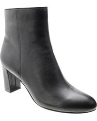 David Tate - Alison Boot Almond Toe Block Heel Bootie Rhs6406 - Lyst