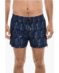 DSquared² - ² Allover Logo Print Midi Swimshorts - Lyst