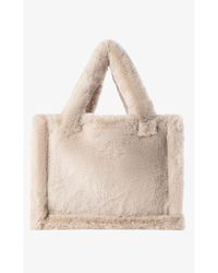 Lamarque - Jade Faux Fur Tote Bag - Lyst